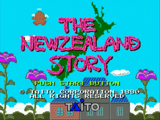 The New Zealand Story Title Screen